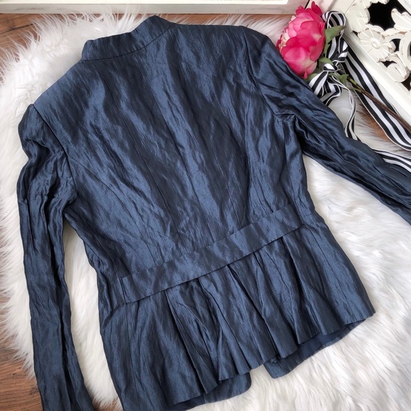 Armani Collezioni Metallic Silk Jacket - Picture 8 of 8